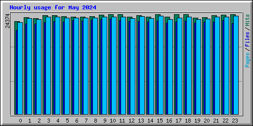 Hourly usage for May 2024